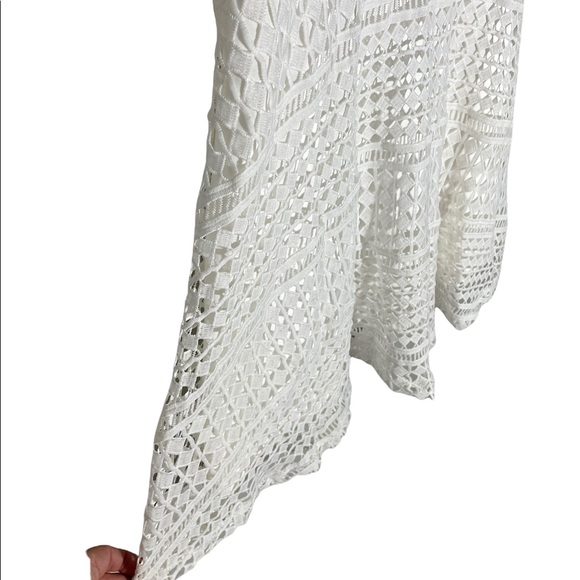 Lulu’s White Crochet Lace Skater Dress - Picture 4 of 10